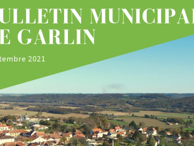 Bulletin Municipal de Garlin – Septembre 2021