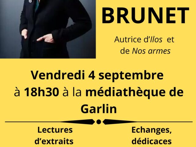 Médiathèque : rencontre avec Marion BRUNET