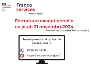 FERMETURE DE FRANCE SERVICES