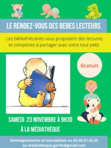 Bébés lecteurs à la médiathèque