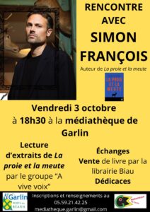 Médiathèque : rencontre avec Simon François