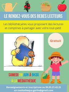 Bébés lecteurs à la médiathèque