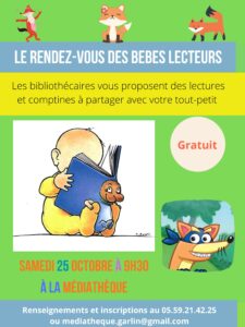 Bébés lecteurs à la médiathèque