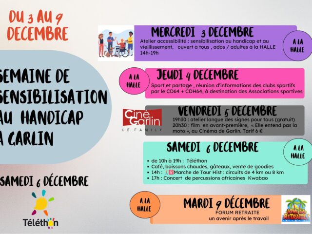 SEMAINE DU HANDICAP : 2ÈME ÉDITION