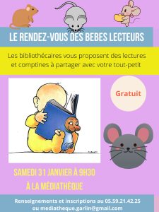Bébés lecteurs à la médiathèque