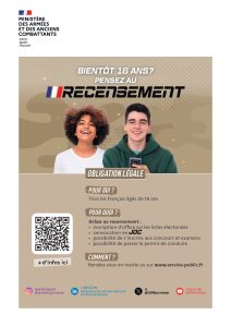 BIENTÔT 16 ANS ? PENSEZ AU RECENSEMENT