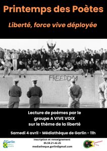 Printemps des Poètes 2026 à la Médiathèque