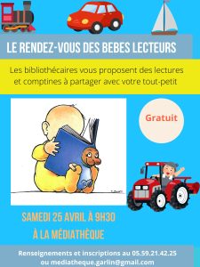 Bébés lecteurs à la médiathèque