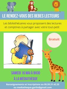 Bébés lecteurs à la médiathèque