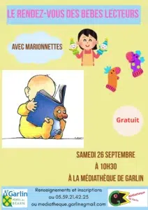 Bébés lecteurs à la médiathèque