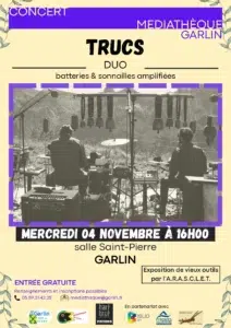 MEDIATHEQUE : CONCERT TRUCS & SONNAILLES AMPLIFIÉES